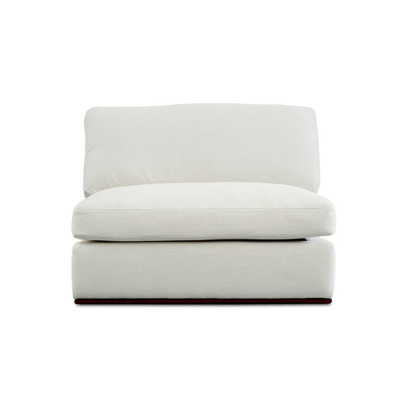 Comfort Cloud Chair: Feather-Filled Seat and Rubber Wood Base