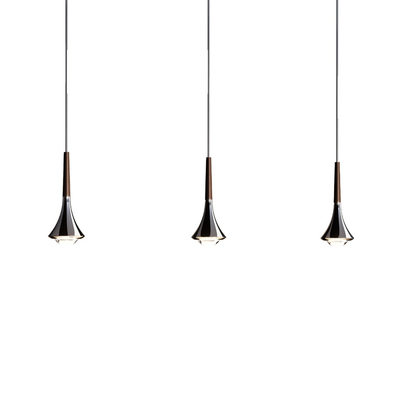 Rain Multi-Light Linear Track Pendant Light