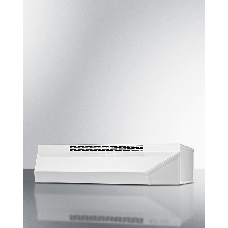 Summit ADAH1720W 20″ Under Cabinet Ductless Range Hood, ADA Compliant