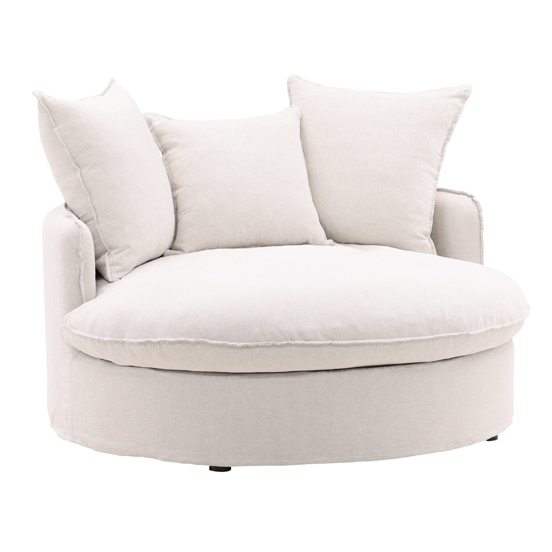 Sunset Sanctuary Recliner Cover – Neutral Elegance