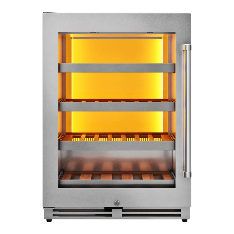 TWC24ULLH Thor Kitchen 24-inch Single Zone Wine Cooler, Left Swing, 45 Wine Bottle Capacity – Model Twc24ul-lh