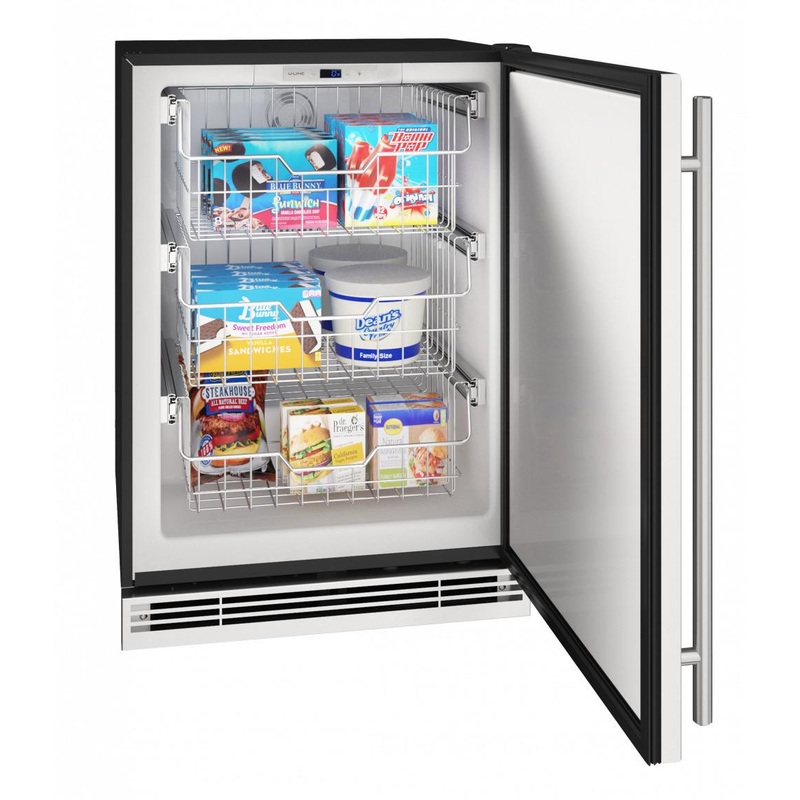 U-Line UHFZ124SS01B 24″ Convertible Freezer With Stainless Solid Finish (115 V/60 Hz Volts /60 Hz Hz)
