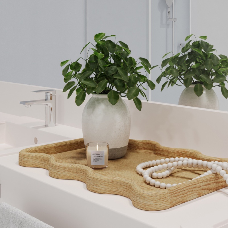 Whimsical Wave Serving Tray