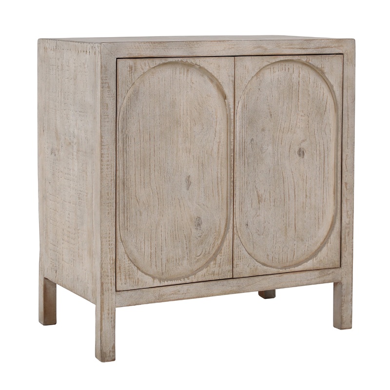Elegant Two-Door Sideboard in Warm Hue