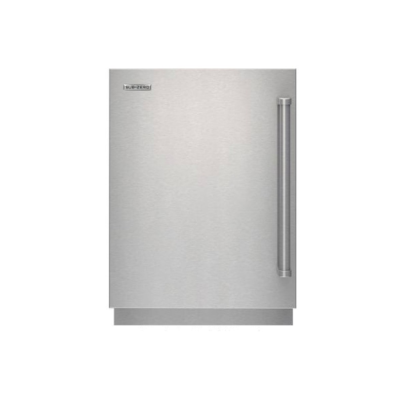 Sub-Zero Certified DEU2450RO/L 24″ Stainless Steel Paneled Outdoor Undercounter Refrigerator