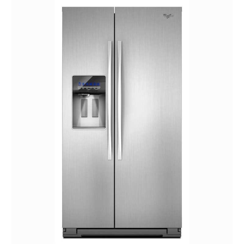 Whirlpool GSF26C4EXY Gold 26 cu. ft. Side-by-Side Refrigerator with In-Door-Ice System