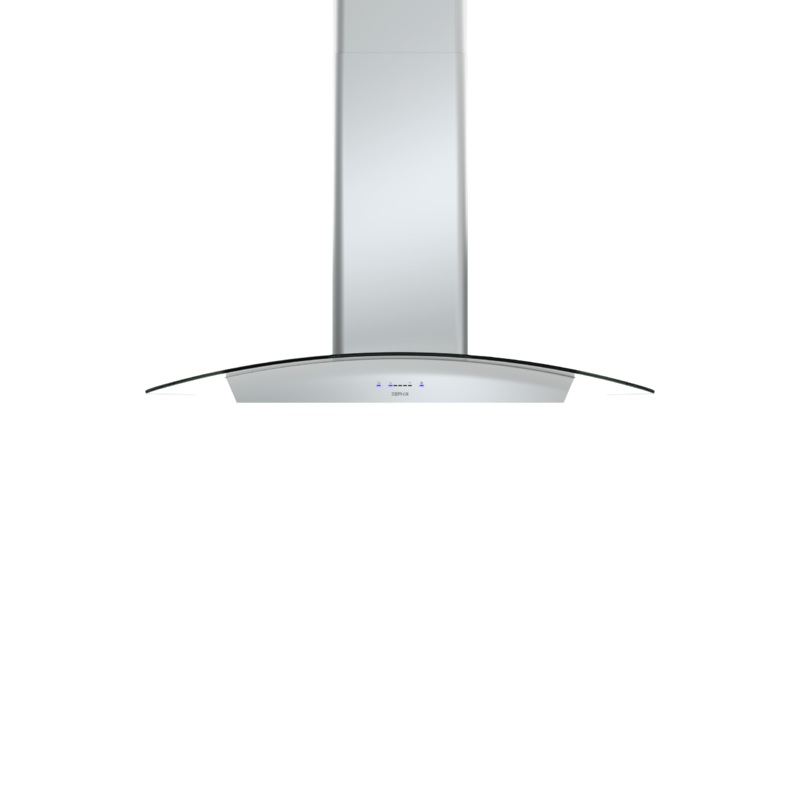 Zephyr ZRVM90BGG Ravenna, Wall, 90cm, SS+Gray Glass, ACT, LED