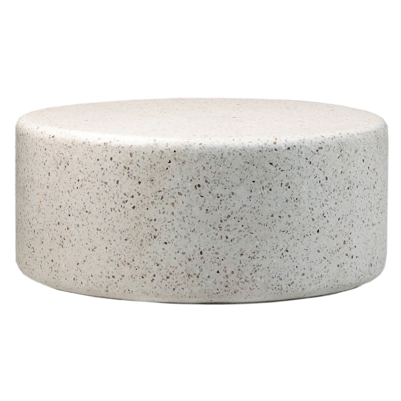 EcoCharm Terrain Caf Table – Handcrafted, Naturally Variable Terrazzo Finish