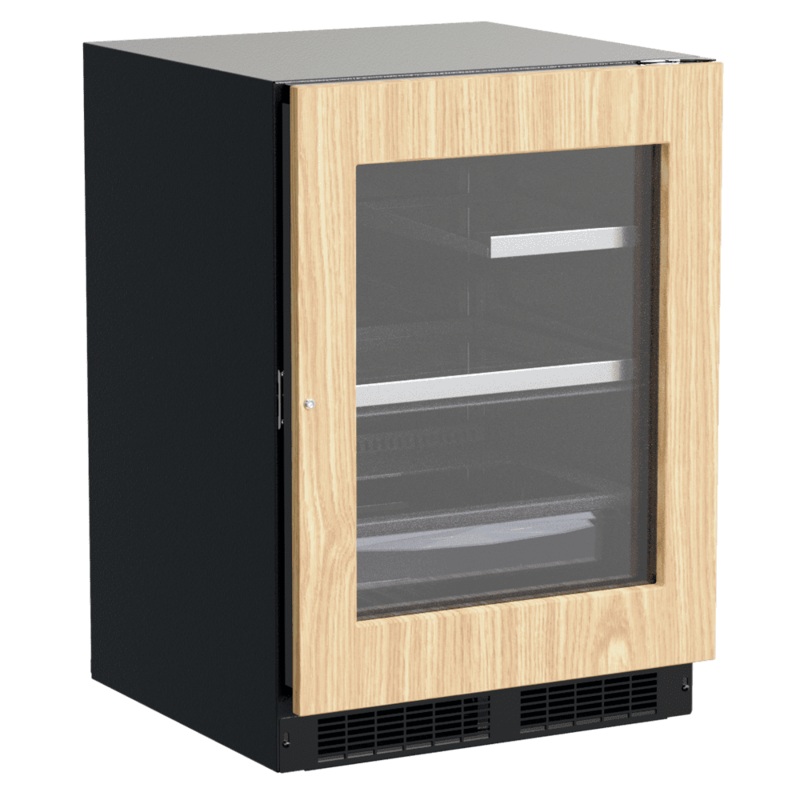 Marvel MPRE424IG31A 24-In Professional Built-In Refrigerator With 3-In-1 Convertible Shelf, Maxstore Bin And Reversible Hinge With Door Style – Panel Ready Frame Glass