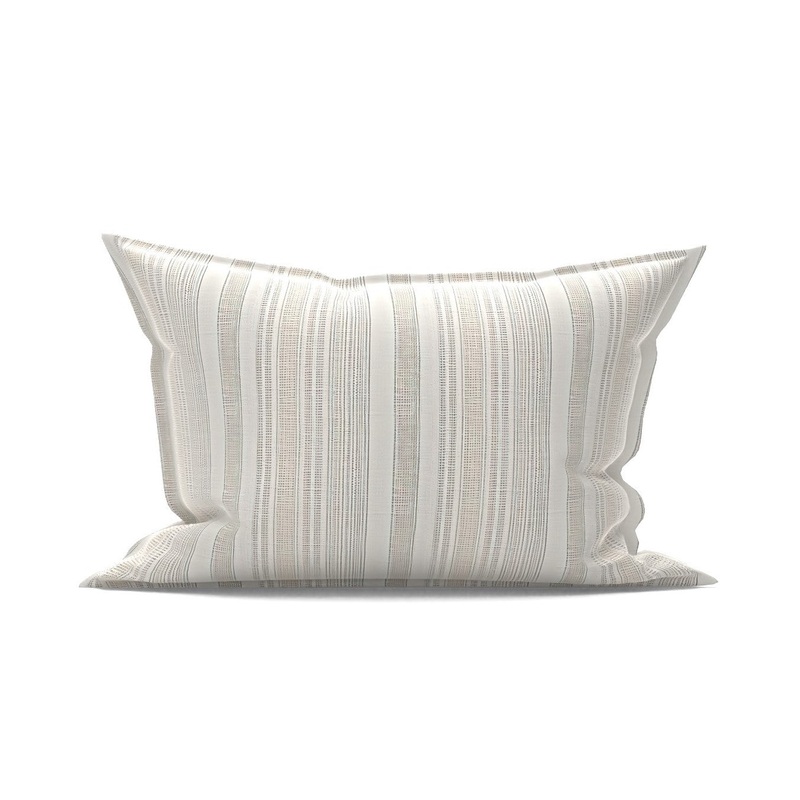 Taupe Hawthorn Striped Sham No Insert