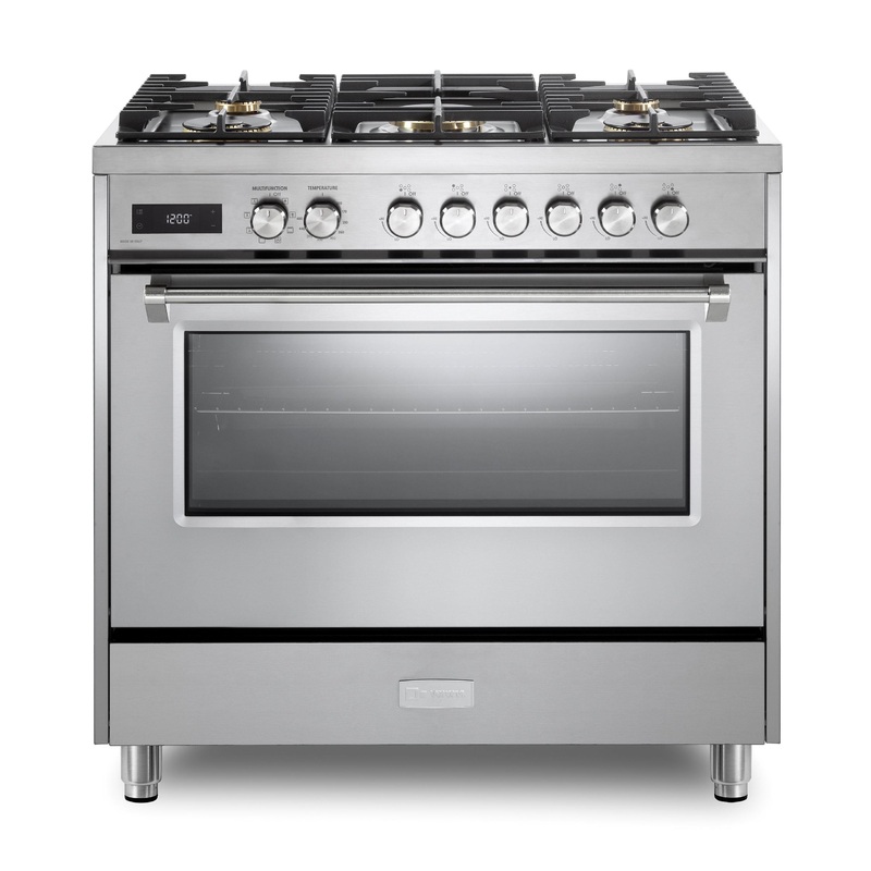 VUFSGE365SS Verona Ultima 36″ Dual Fuel Range – Stainless Steel