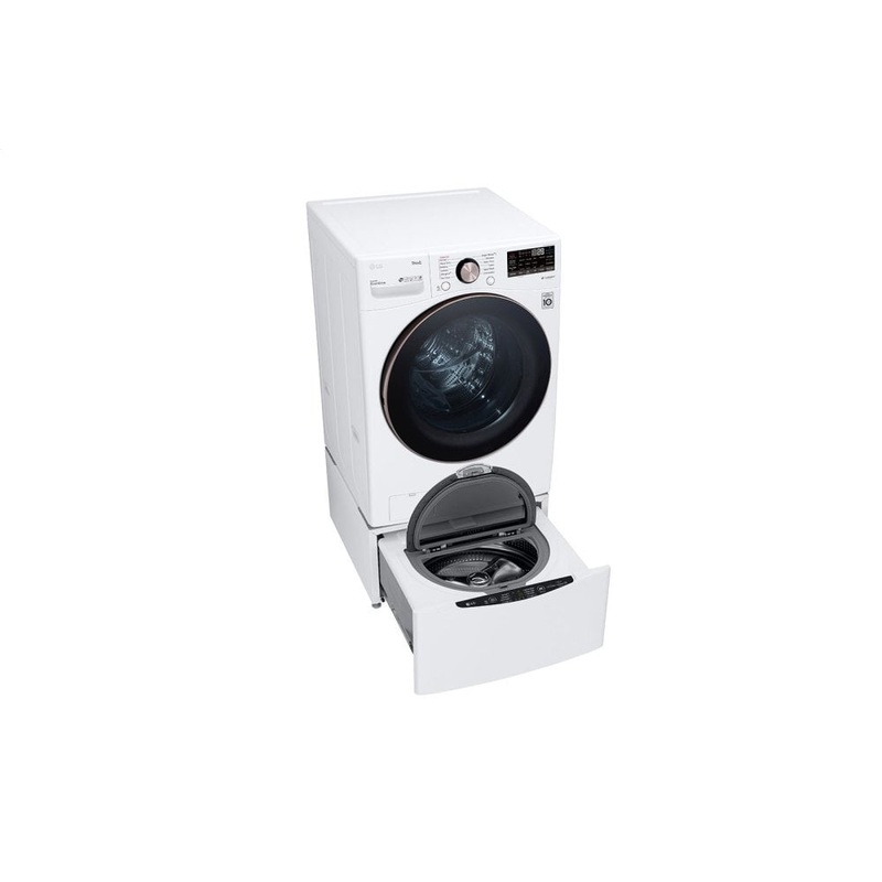 Lg WM4000HWA 4.5 Cu. Ft. Ultra Large Capacity Smart Wi-Fi Enabled Front Load Washer With Turbowash 360(Degree) And Built-In Intelligence