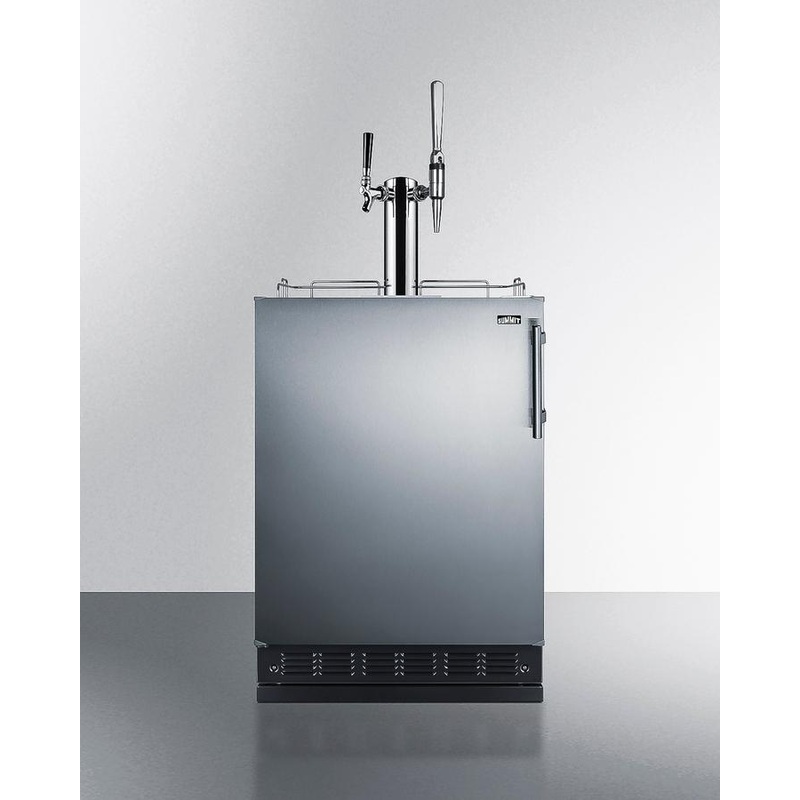 Summit SBC7BRSCM2LHD 24″ Wide Cold Brew/nitro Coffee Kegerator
