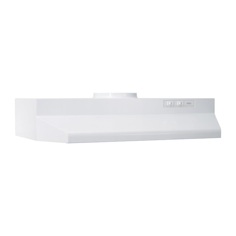 Broan BUEZ236WW Broan 36-Inch Under-Cabinet Range Hood W/ Easy Install System, 190 Cfm, White