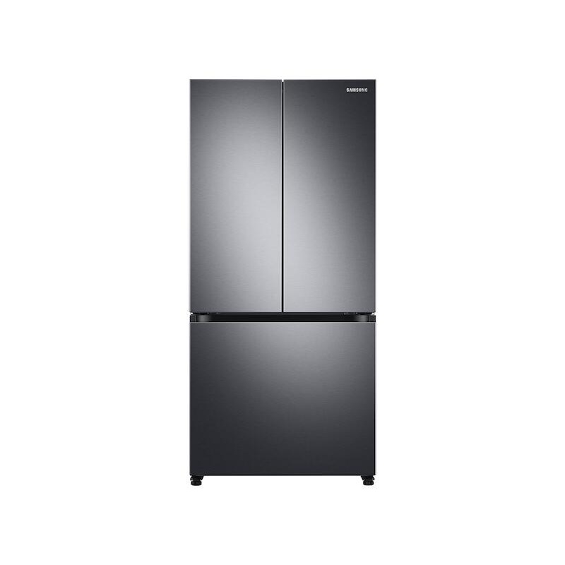 Samsung RF18A5101SG 18 Cu. Ft. Smart Counter Depth 3-Door French Door Refrigerator In Black Stainless Steel