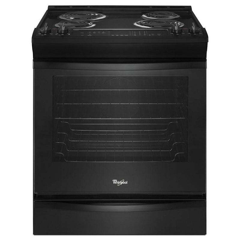 Whirlpool WEC530H0DB 6.2 cu. ft. Front-Control Electric Range with AccuBake System
