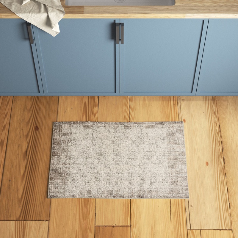 Adriao Geometric Gray/Ivory Area Rug Wade Logan Rug Size: Rectangle 2′ x 3′
