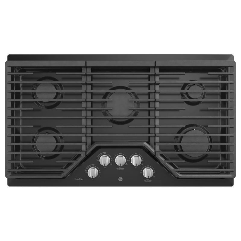 Ge Appliances PGP7036DLBB Ge Profile 36″ Built-In Gas Cooktop With Optional Extra-Large Cast Iron Griddle