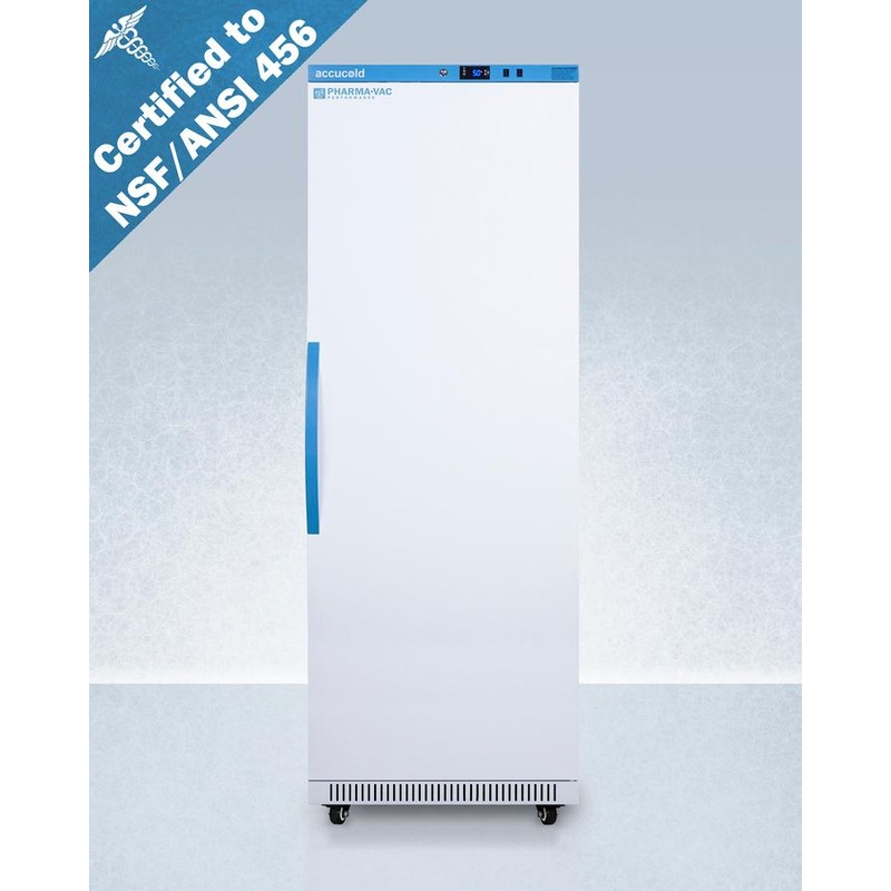 Summit ARS18PV456 18 CU.FT. Upright Vaccine Refrigerator, Certified To Nsf/ansi 456 Vaccine Storage Standard