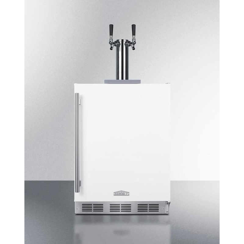 Summit SBC58WHBIADACFTWIN 24″ Wide Built-in Cold Brew Coffee Kegerator, ADA Compliant