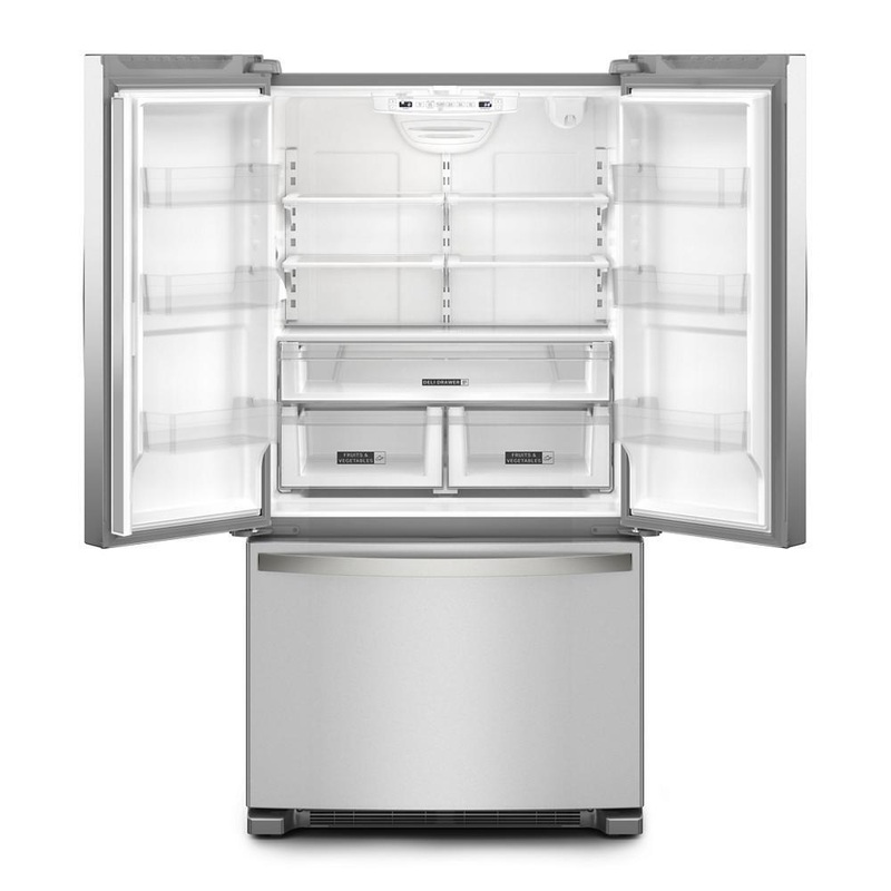 Whirlpool WRFC2036RZ 36-Inch Wide Counter-Depth French Door Bottom Mount Refrigerator – 20 cu. ft.