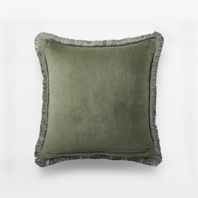 Bettie Forest Green Throw Pillow With Insert-16″x16″