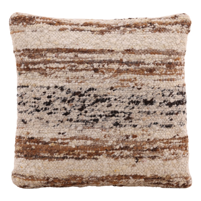 ComfyCloud Plush Brown Cushion (20 inches)