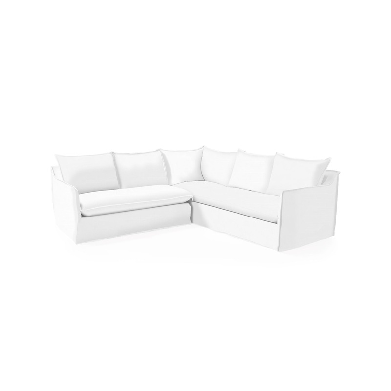 Sundial Outdoor Slipcovered Corner Sectional