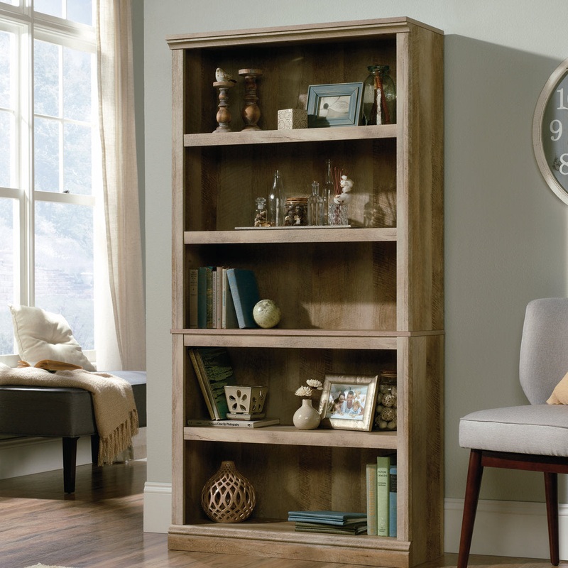 Alexsia 69.76″ H x 35.28″ W Standard Bookcase Lark Manor Color: Lintel Oak
