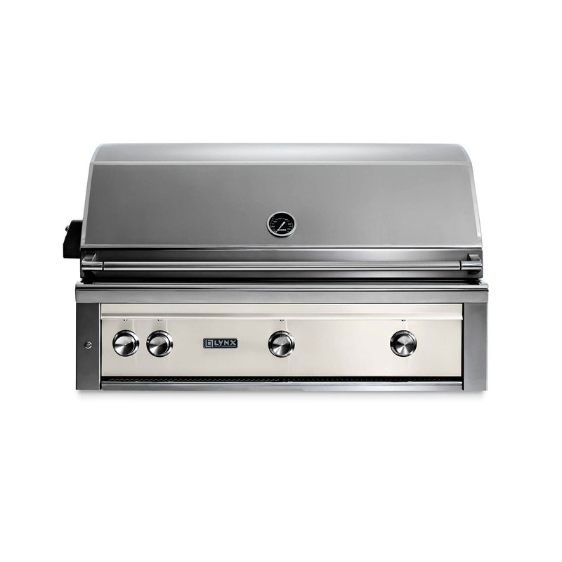 Lynx L42R3GLNG 42″ Built-In Grill W/ Rotisserie – Glacier