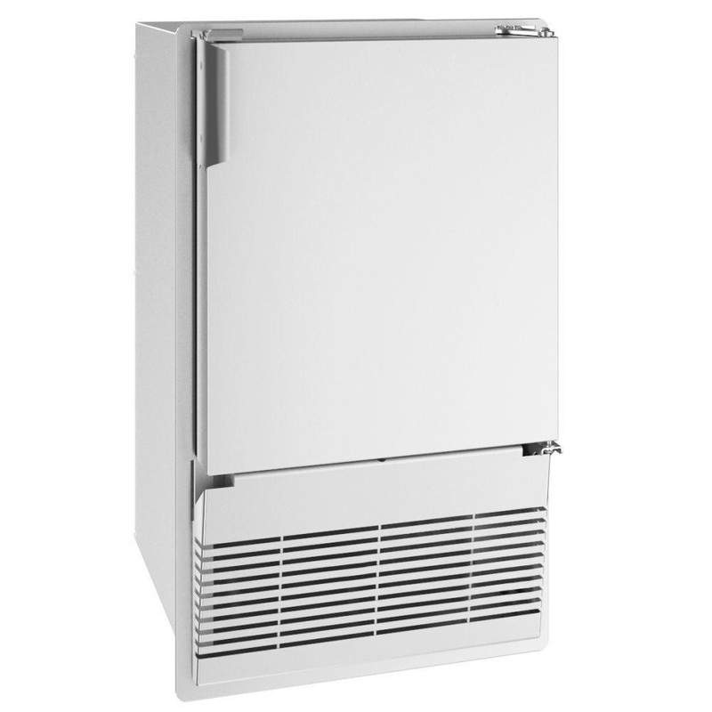 U-Line UMCR014WC01A Mcr014 14″ Crescent Ice Maker With White Solid Finish and Flush To Cabinet (115 V/60 Hz)