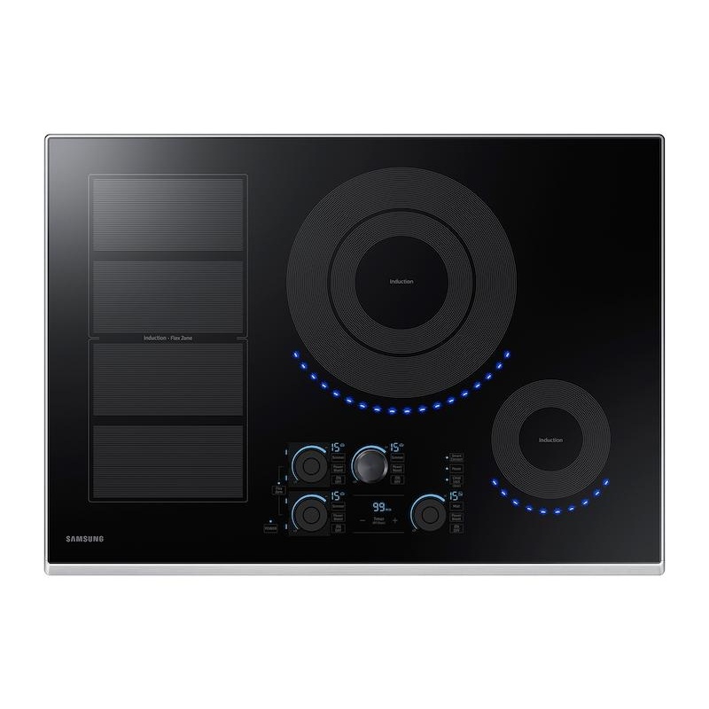 Samsung NZ30K7880US 30″ Smart Induction Cooktop in Stainless Steel