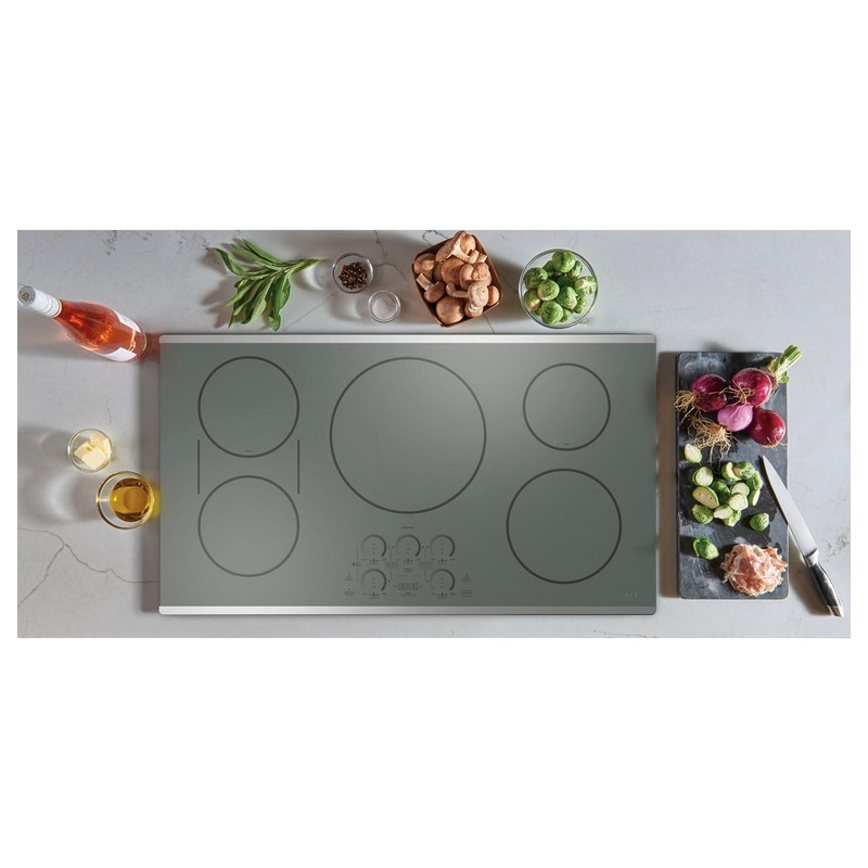 Cafe CHP90362TSS CAF(EBACK) Series ENERGY STAR 36″ Built-In Touch Control Induction Cooktop
