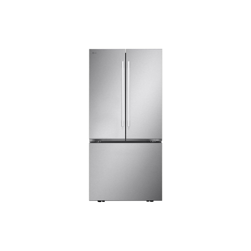 Lg LF25H6200S 25 cu. ft. 3-Door French Door Refrigerator with Hybrid Handle Design