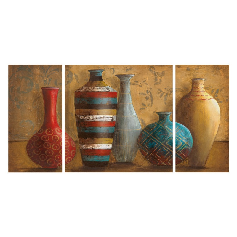 Vessels of Tabuk – Multi-Piece Image on Canvas Langley Street Overall Size: 24″ H x 48″ W x 1.5″ D