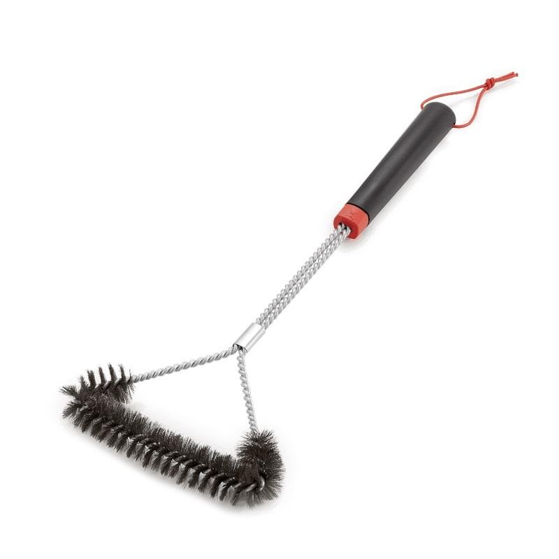 Weber 6278 Grill Brush – 18″ Three-Sided