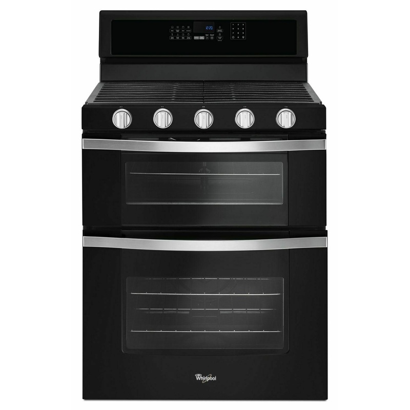 Whirlpool WGG745S0FE 6.0 Cu. Ft. Gas Double Oven Range with EZ-2-Lift Hinged Grates