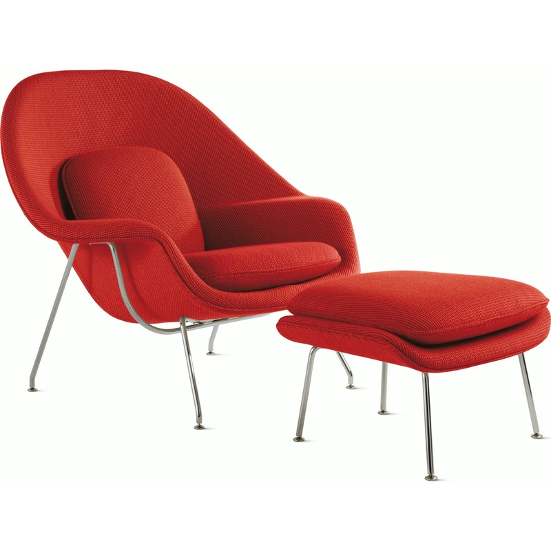 Womb Chair and Ottoman