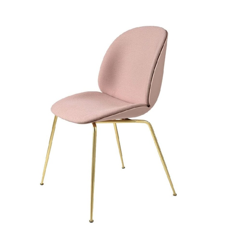 Beetle Dining Chair with Conic Base – Front Upholstered
