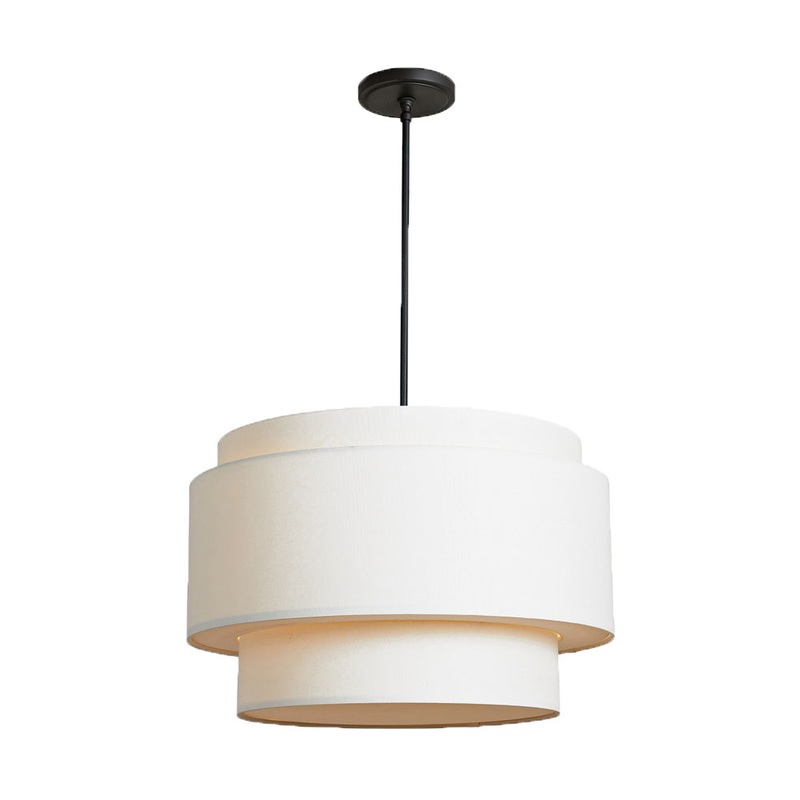 Tiered Drum Pendant-39″