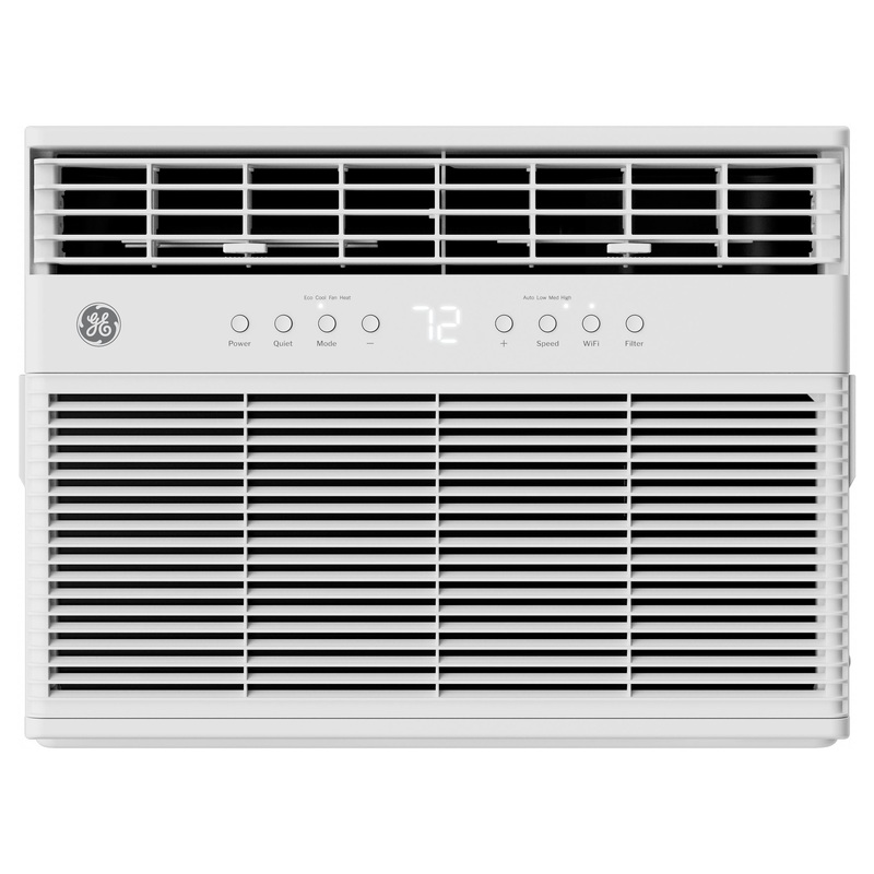 AWGP12WWF GE ENERGY STAR 11,000 BTU Smart Heat/Cool with Heat Pump Electronic Window Air Conditioner for Large Rooms up to 550 sq. ft.