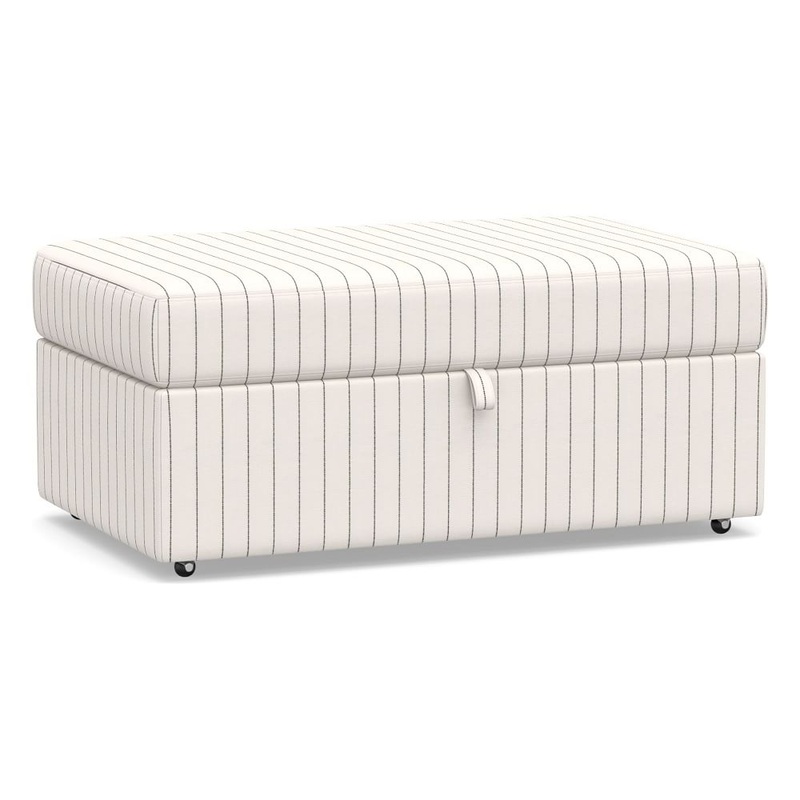 Big Sur Upholstered Storage Ottoman with Pull Out Table