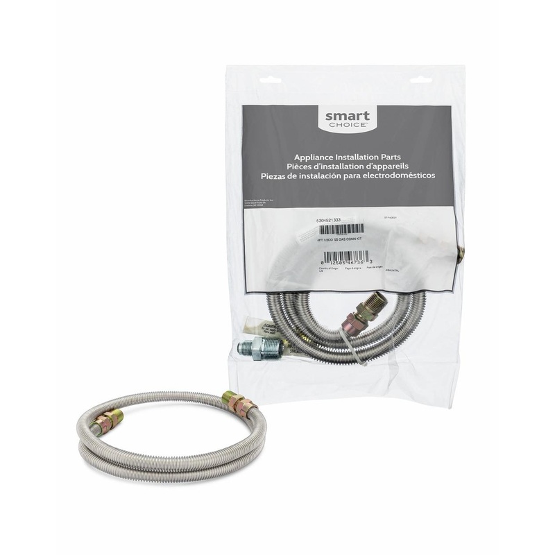 Frigidaire 5304521333C25 Smart Choice 25=1, 4FT 1/2OD SS GAS CON KIT