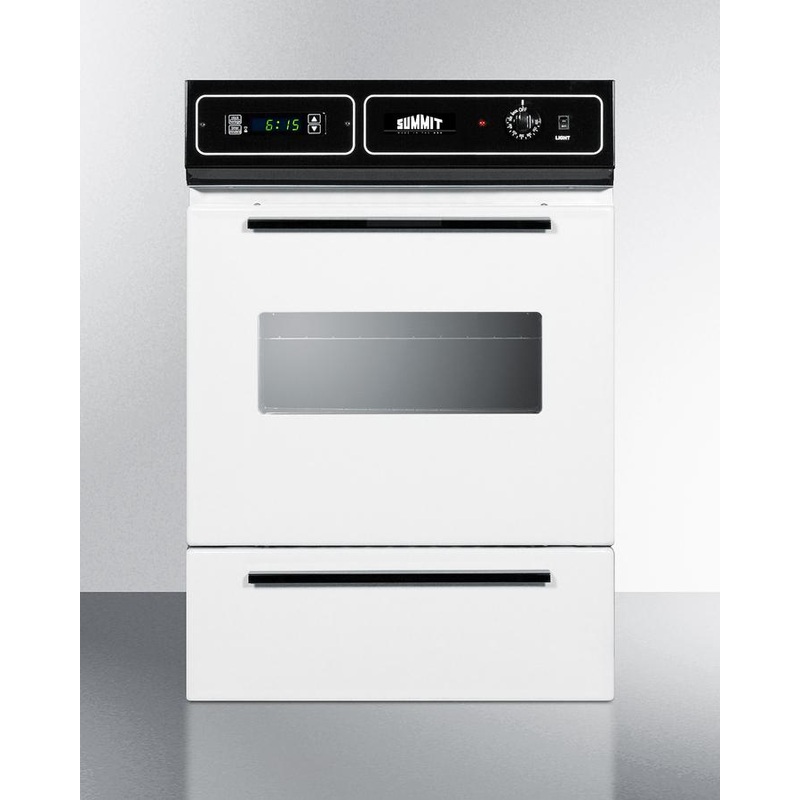 Summit WEM715KW 24″ Wide Electric Wall Oven, 115V