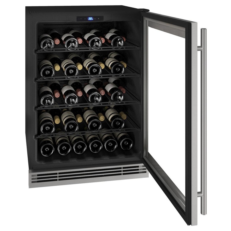 U-Line UHWC024SG01A Hwc024 24″ Wine Refrigerator With Stainless Frame Finish (115 V/60 Hz)