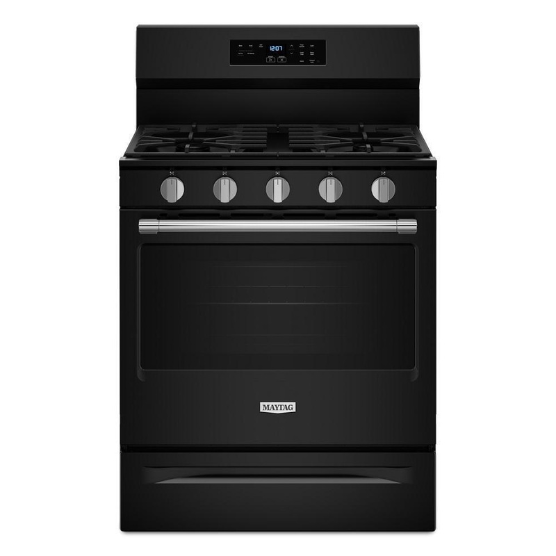 Maytag MFGS6030RB 30-Inch Wide Gas Range With No Preheat Air Fry And Air Baking – 5.0 Cu. Ft.