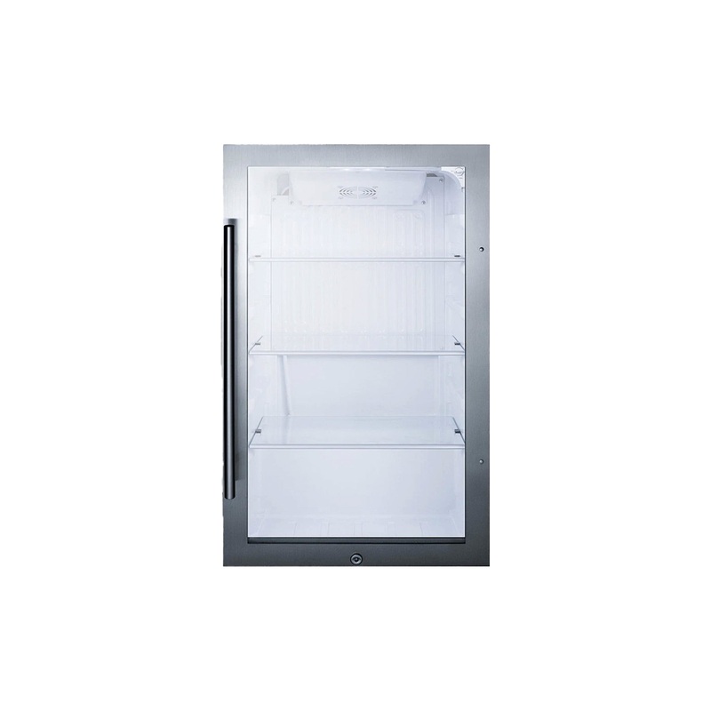 Summit SPR489OSAT1S 19″ Stainless Steel Outdoor Commercial Beverage Center