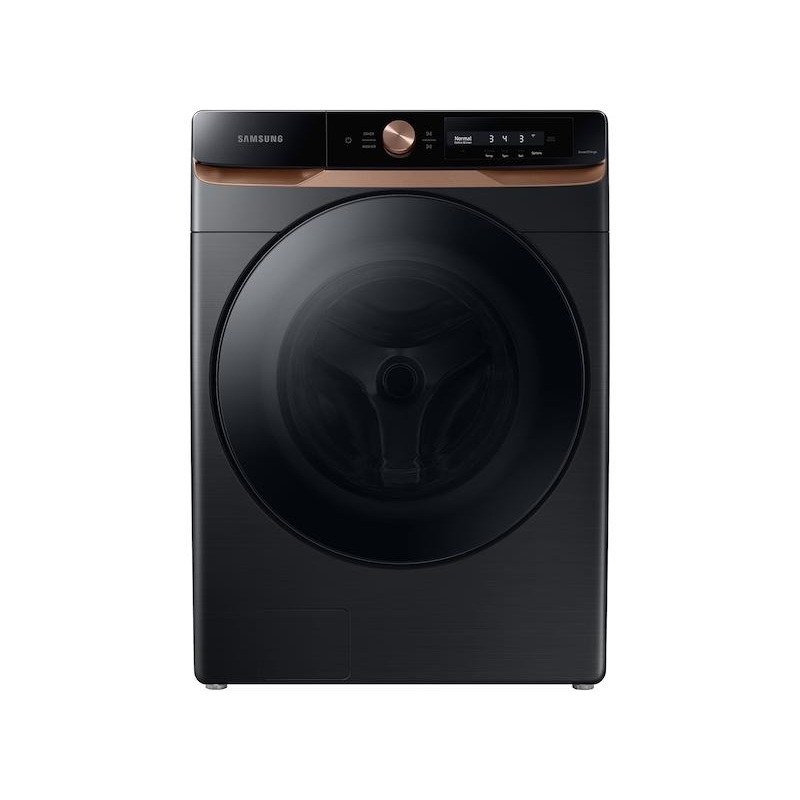 4.6 cu. ft. Large Capacity AI Smart Dial Front Load Washer with Auto Dispense and Super Speed Wash in Brushed Black
