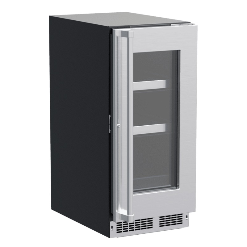 Marvel MPBV415SG31A 15-In Professional Built-In Beverage Center With Reversible Hinge With Door Style – Stainless Steel Frame Glass