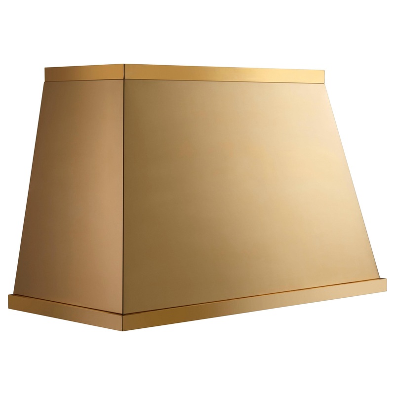 Monogram ZVC53DWB1 Monogram 53″ Brass Designer Collection Hood Insert Sold Separately